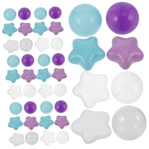 Toyvian 100 Stück Sternball Babyspielzeug Bällebad Pool Party Dekorationen Pastell Bällebad Bälle Bällebad Bälle Sterne Bälle Für Grube Laufstall Bälle Bällebad Bälle von Toyvian