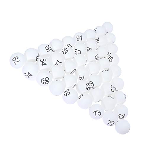 Toyvian 100 Stücke Bälle mit Zahlen 1-100 Nummerierte Bingo Kugeln Spielbälle Tischtennisbälle Beer Pong Bälle Saufspiele Partyspiel Bälle Party Trinkspiel Tischtennisbälle Nummeriert Toyvian 100 Stücke Bälle mit Zahlen 1-100 Nummerierte Bingo Kugeln Spielbälle Tischtennisbälle Beer Pong Bälle Saufspiele Partyspiel Bälle Party Trinkspiel Tischtennisbälle Nummeriert von Toyvian