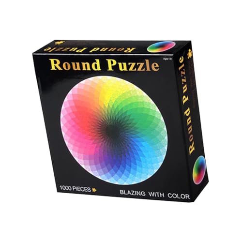 Toyvian 1000 Teile Rundes Puzzle Lernpuzzle für Erwachsene Jungen und Mädchen Buntes Puzzle Frühlernspielzeug Toyvian 1000 Teile Rundes Puzzle Lernpuzzle für Erwachsene Jungen und Mädchen Buntes Puzzle Frühlernspielzeug von Toyvian