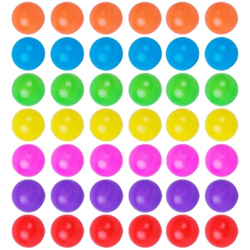 Toyvian 100St Meeresball kinderspielzeug Billard Children Toys hühner kunstoff Kugeln Plastikkugeln runde Grubenkugeln runde Meereskugeln lustiger Ozeanball Colorful von Toyvian