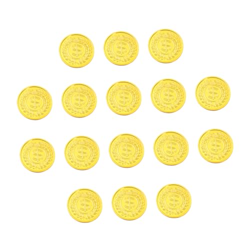 Toyvian 100St Piraten-Goldmünzen- Toys spielsachen spielzeuge laufstall spielwaren Geldspielzeug Spielgeld mit Goldmünzen Golden Toyvian 100St Piraten-Goldmünzen- Toys spielsachen spielzeuge laufstall spielwaren Geldspielzeug Spielgeld mit Goldmünzen Golden von Toyvian