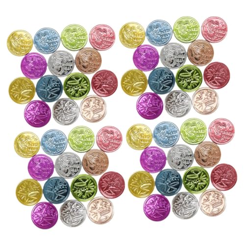 Toyvian 100St farbige Glücksmünzen Unterhaltungsmünzen Belohnungsgläser für Kinder Schatz Münze Accessoires Fasching spielgeld Bunte Schatzmünzen Goldmünzen aus Kunststoff Plastik Colorful Toyvian 100St farbige Glücksmünzen Unterhaltungsmünzen Belohnungsgläser für Kinder Schatz Münze Accessoires Fasching spielgeld Bunte Schatzmünzen Goldmünzen aus Kunststoff Plastik Colorful von Toyvian