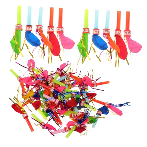 Toyvian 100 Stück Musikalische Blowouts Ballons für Kinder Halloween Pfeifen Wiederverwendbare Party Tröten Geburtstags Partyzubehör Toyvian 100 Stück Musikalische Blowouts Ballons für Kinder Halloween Pfeifen Wiederverwendbare Party Tröten Geburtstags Partyzubehör von Toyvian
