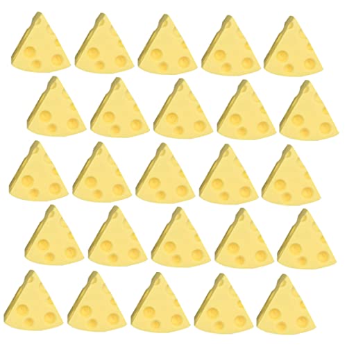 Toyvian Mini-Harz-käse-Set Künstlicher Simulationskäse Für Handyhüllen Dekoratives Spielzeug von Toyvian