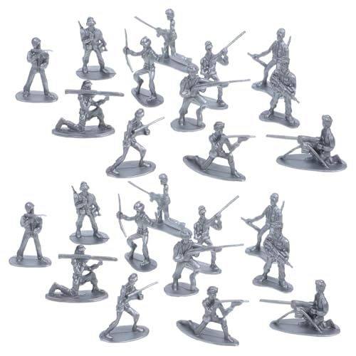 Toyvian 100 Mini-soldatenfiguren Miniaturen Miniatur-soldatenfiguren in Silber Für Jungen Und Mädchen Zum Spielen Und Für Dekorative Ausstellungen Toyvian 100 Mini-soldatenfiguren Miniaturen Miniatur-soldatenfiguren in Silber Für Jungen Und Mädchen Zum Spielen Und Für Dekorative Ausstellungen von Toyvian