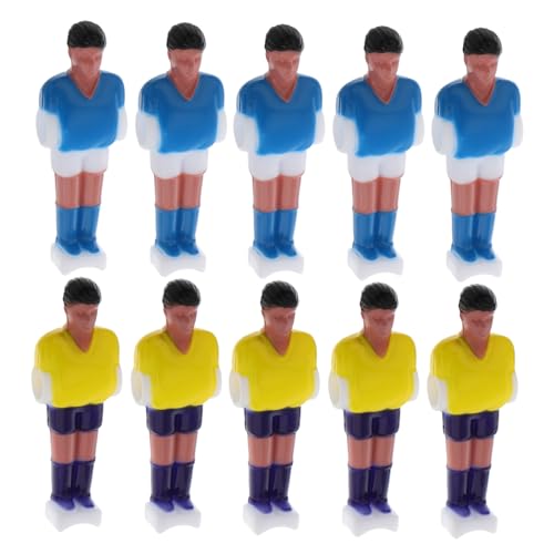 Toyvian 10stücke Tischfußball Figuren Mini Fußballspieler Für Tischkicker Für Reparaturen Und Anpassungen Verbessert Spielerlebnis Koordination von Toyvian