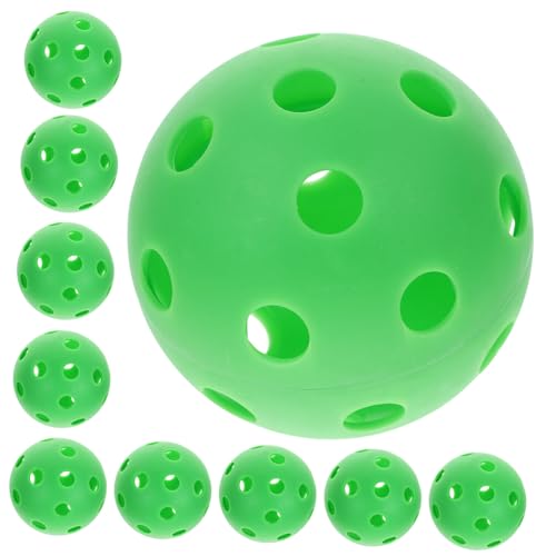 Toyvian 10St Baseball-Übungsball für kinderspielzeug draußen Party- Mini-Fußball aufblasbare Fußbälle Spielzeugball tragbarer Lochball Eva Light Green Toyvian 10St Baseball-Übungsball für kinderspielzeug draußen Party- Mini-Fußball aufblasbare Fußbälle Spielzeugball tragbarer Lochball Eva Light Green von Toyvian