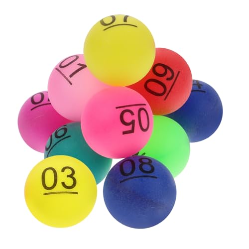 Toyvian 10St Farbe Zahlenball Spiel Anzahl Bingokugeln nummerierte Bälle Zahlenkugeln mit Buchstaben Zahlenlotto-Kugeln Nahtlose Plastikbälle Lotteriekugeln zur Unterhaltung pp Toyvian 10St Farbe Zahlenball Spiel Anzahl Bingokugeln nummerierte Bälle Zahlenkugeln mit Buchstaben Zahlenlotto-Kugeln Nahtlose Plastikbälle Lotteriekugeln zur Unterhaltung pp von Toyvian