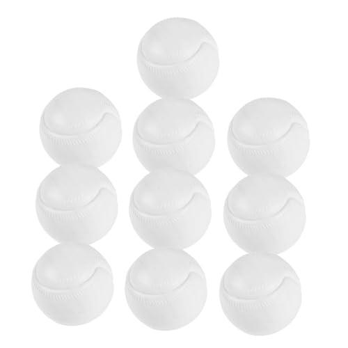 Toyvian 10St Hohle Plastikkugel Schaumstoff-Bällebad Baseball Ball poolball Airflow-Golfbälle Plastikball Baseball Wurfmaschine Grubenbälle Goodie-Bags-Füller für Weiß Toyvian 10St Hohle Plastikkugel Schaumstoff-Bällebad Baseball Ball poolball Airflow-Golfbälle Plastikball Baseball Wurfmaschine Grubenbälle Goodie-Bags-Füller für Weiß von Toyvian