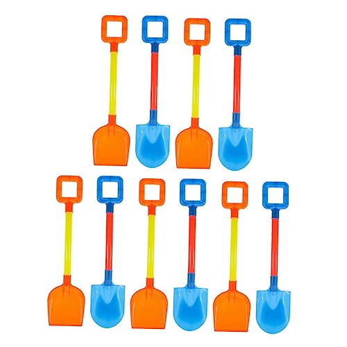 Toyvian 10St Kinderschaufel strandschaufel Sandspielzeug Strand Sandspielzeug Gartenwerkzeug sandspielzeug Strand Plastikschaufel Strandsandspielzeug Lernspielzeug Abs von Toyvian