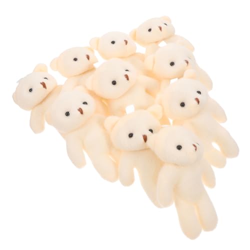 Toyvian 10St Mini-Bär krabbelndes Babyspielzeug Puppe Bärenspielzeug für Mädchen Welt tragen kuschelbären Little Bear Bär Ornament kleines Bärenspielzeug Stoff Beige Toyvian 10St Mini-Bär krabbelndes Babyspielzeug Puppe Bärenspielzeug für Mädchen Welt tragen kuschelbären Little Bear Bär Ornament kleines Bärenspielzeug Stoff Beige von Toyvian