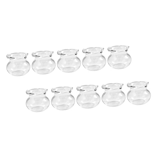Toyvian 10St Puppenhaus Aquarium bastelset basteln für DIY Miniaturhaus Zubehör bastelsets für Mini-Hausornamente Miniatur-Aquarium- Glas Transparent Toyvian 10St Puppenhaus Aquarium bastelset basteln für DIY Miniaturhaus Zubehör bastelsets für Mini-Hausornamente Miniatur-Aquarium- Glas Transparent von Toyvian