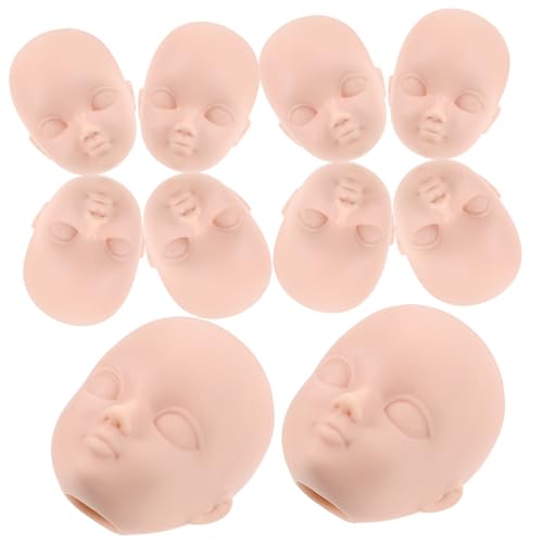 Toyvian 10St Puppenkopf anziehen Bausatz Puppenköpfe zum Basteln Miniatur-Miniteil Mini-Babypuppen Puppen kinderpuppen Spielzeugzubehör für kreativer Spielzeugkopf Plastik Toyvian 10St Puppenkopf anziehen Bausatz Puppenköpfe zum Basteln Miniatur-Miniteil Mini-Babypuppen Puppen kinderpuppen Spielzeugzubehör für kreativer Spielzeugkopf Plastik von Toyvian