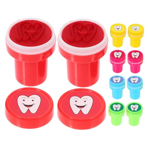 Toyvian 10 Stück Kunststoffstempel Für Kinderspielzeug Stempel Mit Cartoon-zähne- Lernspielzeug Für Kleinkinder Belohnungsstempel Für Handgefertigtes Spielzeug Toyvian 10 Stück Kunststoffstempel Für Kinderspielzeug Stempel Mit Cartoon-zähne- Lernspielzeug Für Kleinkinder Belohnungsstempel Für Handgefertigtes Spielzeug von Toyvian