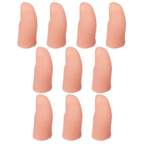 Toyvian 10Stücke Kunstfinger Hautfarbene Fingerabdeckungen für Tricks für Langlebiges Fingerspielzeug für Magische Aufführungen und Spiele Toyvian 10Stücke Kunstfinger Hautfarbene Fingerabdeckungen für Tricks für Langlebiges Fingerspielzeug für Magische Aufführungen und Spiele von Toyvian