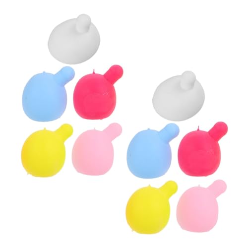Toyvian 10Stücke Seifenblasen Inneneinsatzbälle für DIY Seifenblasenpuppen Wiederverwendbare Langlebige Kugeln Kreatives von Toyvian