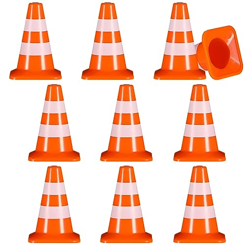 Toyvian 10 Stück Verkehrskegel-Spielzeug Für Kinder – Verkehrszeichen Aus Kunststoff Für Kinder – Spielzeug-verkehrskegel Mit Sensorischen Funktionen – Kompaktes Design von Toyvian