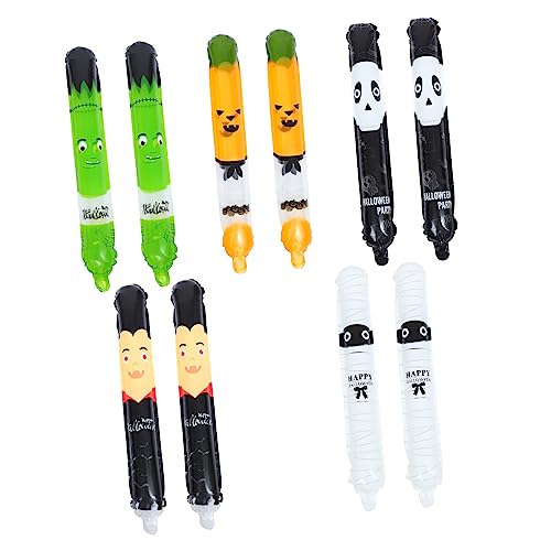Toyvian 10st Halloween Aufblasbarer Stock Aufblasgerät Pastellfarbene Luftballons Konfetti Dinosaurier-party Halloween-handballons Blase Ballonstäbchen Ballonbogen-kit Aluminiumfolie Toyvian 10st Halloween Aufblasbarer Stock Aufblasgerät Pastellfarbene Luftballons Konfetti Dinosaurier-party Halloween-handballons Blase Ballonstäbchen Ballonbogen-kit Aluminiumfolie von Toyvian