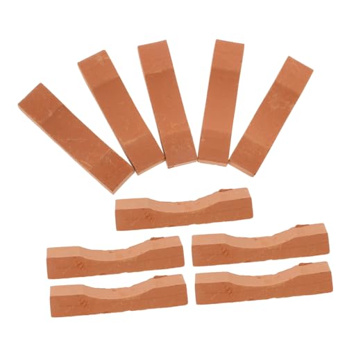 Toyvian Bausteine für Jungen Und Mädchen 10-teilige Miniatur-ziegelmodelle Vielseitige Mini-Ziegel Für Burghüttenmodelle Toyvian Bausteine für Jungen Und Mädchen 10-teilige Miniatur-ziegelmodelle Vielseitige Mini-Ziegel Für Burghüttenmodelle von Toyvian