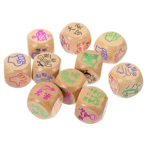 Toyvian 10st Kombinieren Sie Bunte Holzsiebe Spiel Punktwürfel Glatte Holzwürfel 6-seitiger Spielwürfel Bastelwürfel Aus Holz Kind Würfel Spiel Würfel Würfel-stütze Hölzern Toyvian 10st Kombinieren Sie Bunte Holzsiebe Spiel Punktwürfel Glatte Holzwürfel 6-seitiger Spielwürfel Bastelwürfel Aus Holz Kind Würfel Spiel Würfel Würfel-stütze Hölzern von Toyvian