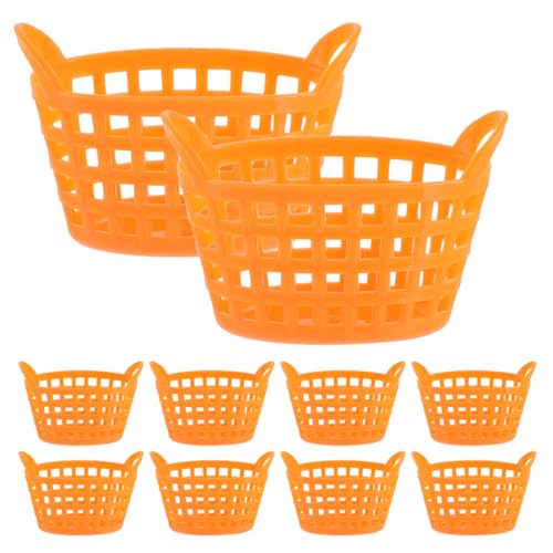 Toyvian Mini-einkaufskorb Handkorb Spielzeug-aufbewahrungsbehälter Exquisites Design Für Heimdekorationen von Toyvian