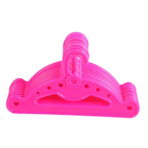 Toyvian 10 Stück Puppen-kleiderbügel Aus Kunststoff Puppen-kleiderbügel-Set Für Puppen-Outfits Unverzichtbares Puppen-garderobenspielzeug Für Sammler von Toyvian