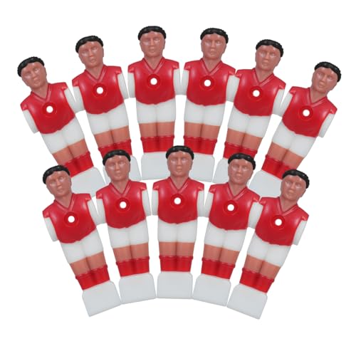 Toyvian 11 Stück Fußballtisch Puppenspieler Tischfußball Ersatzspieler Gebogene Tischfußballmann Statue Tischfußballspieler Mini Fußball Tischfußballtisch Teile Fußballmänner Rot Toyvian 11 Stück Fußballtisch Puppenspieler Tischfußball Ersatzspieler Gebogene Tischfußballmann Statue Tischfußballspieler Mini Fußball Tischfußballtisch Teile Fußballmänner Rot von Toyvian