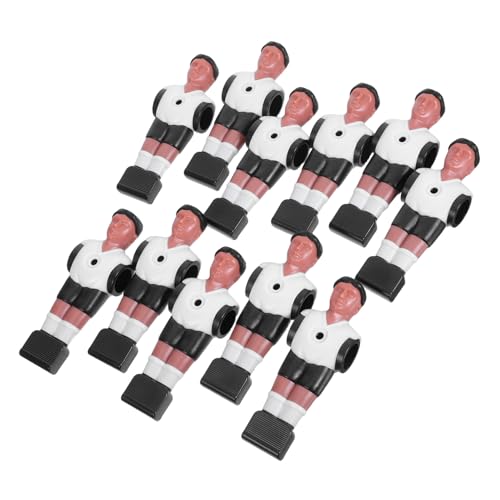 Toyvian 11 Stück Teiliges Tischkicker Ersatzspieler aus Robustem Kunststoff Stabile Beschichtete Figuren für Foosball Tisch Vollständiges Team für Familie und Party für Fußball Tisch von Toyvian