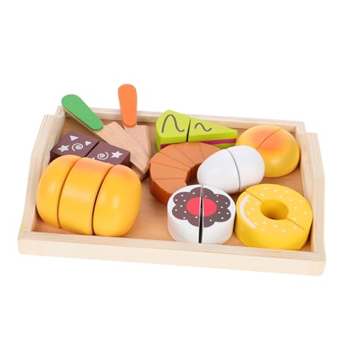 Toyvian Elegantes Rollenspiel-teeparty-Set Holzbrotmodell für Kleinkinder Spielzeug für Jungen und Mädchen Rollenspiel Zum Kochen Toyvian Elegantes Rollenspiel-teeparty-Set Holzbrotmodell für Kleinkinder Spielzeug für Jungen und Mädchen Rollenspiel Zum Kochen von Toyvian