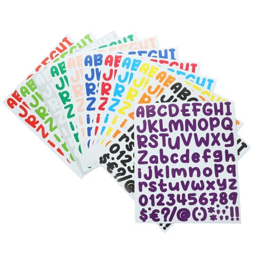 Toyvian Zahlenaufkleber Für Scrapbook – Buchstabenaufkleber Selbstklebende Alphabetaufkleber Für Dekorative Heimdekoration Toyvian Zahlenaufkleber Für Scrapbook – Buchstabenaufkleber Selbstklebende Alphabetaufkleber Für Dekorative Heimdekoration von Toyvian