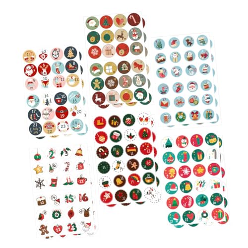 Toyvian 12 Blätter einpacken geldgeschenke verpacken dekorativer Etikettenaufkleber weihnachtliche Leckereien-Boxen Aufkleber für die Weihnachtsfeier Umschlagschließer Papier Toyvian 12 Blätter einpacken geldgeschenke verpacken dekorativer Etikettenaufkleber weihnachtliche Leckereien-Boxen Aufkleber für die Weihnachtsfeier Umschlagschließer Papier von Toyvian