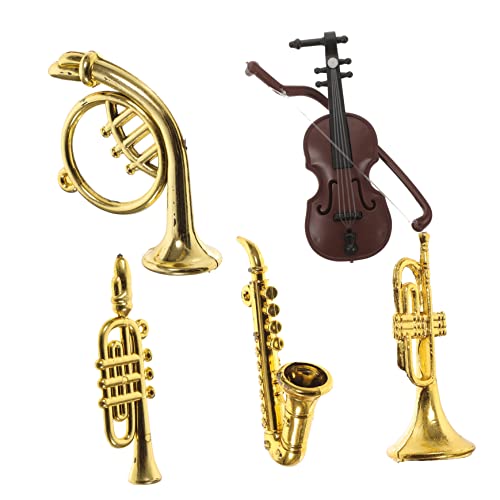 Toyvian 12 Dollhouse Dekoration Enthält Violine Saxophon Trompete Kurvenbläser Und Mittelbläser Ideales Für Kreative Szenen Toyvian 12 Dollhouse Dekoration Enthält Violine Saxophon Trompete Kurvenbläser Und Mittelbläser Ideales Für Kreative Szenen von Toyvian