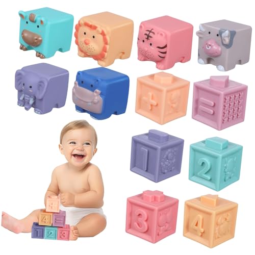 Toyvian 12 STK Holzblock Weiche Blöcke Bausteine für Weiche Babyblöcke Bausteine Gummiblock Zum Bauen Für Kleinkinder Gummiblöcke Weiches Gummi Toyvian 12 STK Holzblock Weiche Blöcke Bausteine für Weiche Babyblöcke Bausteine Gummiblock Zum Bauen Für Kleinkinder Gummiblöcke Weiches Gummi von Toyvian