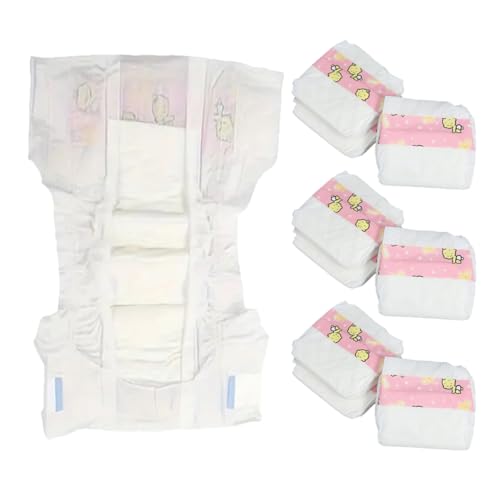 Toyvian Windelzubehör-Set Für Puppenhäuser 12-teilig Wendbare Windeln Für Babypuppen Zum Anziehen Und Für Rollenspiele Toyvian Windelzubehör-Set Für Puppenhäuser 12-teilig Wendbare Windeln Für Babypuppen Zum Anziehen Und Für Rollenspiele von Toyvian