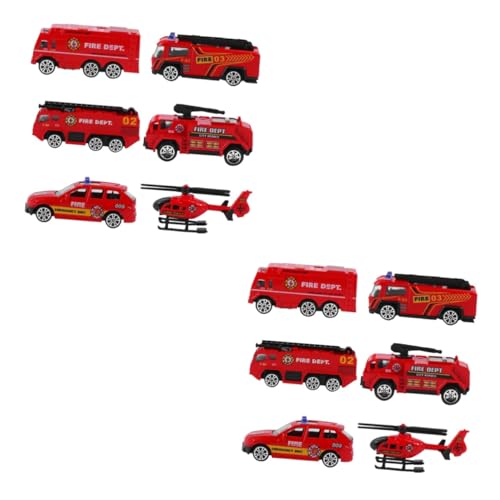 Toyvian Kinderauto Spielzeug 12 STK Spielzeuge Simulation Auto Spielzeug Auto Spielzeug Zurückziehen Kind Einstellen Auto Zurückziehen Leichtmetallauto Für Kinder von Toyvian