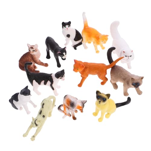 Toyvian 12 Stück Cat -Statue - Katzenfiguren realistische Katzenfiguren Spielspielzeug vorgeben Desktop-Katzenverzierung dekorative Katzendekoration Katzenmodell Plastik Toyvian 12 Stück Cat -Statue - Katzenfiguren realistische Katzenfiguren Spielspielzeug vorgeben Desktop-Katzenverzierung dekorative Katzendekoration Katzenmodell Plastik von Toyvian