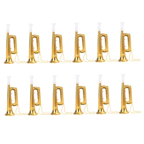 Toyvian 12 Stück Cheer-Lautsprecher Kindertrompete Aus Kunststoff Kompakte Spielzeugtrompete Kleine Trompetenspielzeuge Trompete Kinderzubehör Interessante Trompete Abs Golden Toyvian 12 Stück Cheer-Lautsprecher Kindertrompete Aus Kunststoff Kompakte Spielzeugtrompete Kleine Trompetenspielzeuge Trompete Kinderzubehör Interessante Trompete Abs Golden von Toyvian