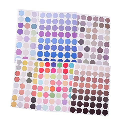 Toyvian 12 Stück Farbiger Aufkleber Runder Aufkleber Farbenfroher Aufkleber Süßigkeiten-Aufkleber Colorful Toyvian 12 Stück Farbiger Aufkleber Runder Aufkleber Farbenfroher Aufkleber Süßigkeiten-Aufkleber Colorful von Toyvian