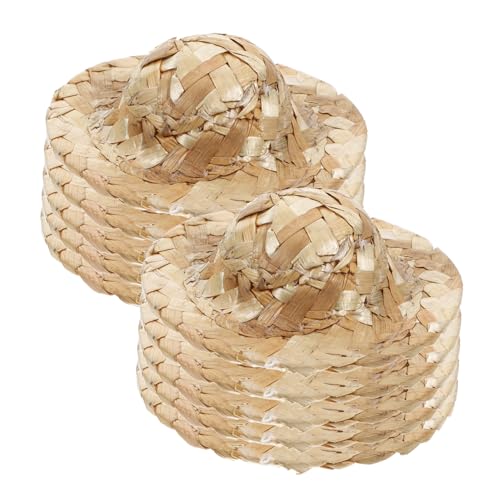 Toyvian 12 Stück Foto -Prop -Zubehör klein schmücken Tipps Basteln winzig für Mini-Hutfiguren Miniatur gewebter Hut Miniatur-Mini-Hüte Mini-Hut-DIY-Requisite Mini-Hut-Modell Stroh Beige Toyvian 12 Stück Foto -Prop -Zubehör klein schmücken Tipps Basteln winzig für Mini-Hutfiguren Miniatur gewebter Hut Miniatur-Mini-Hüte Mini-Hut-DIY-Requisite Mini-Hut-Modell Stroh Beige von Toyvian