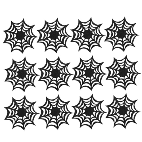 Toyvian 12 Stück Halloween Dekoration Halloween-Dekoration küchenzubehör rutschfeste Kaltgetränke-Untersetzer Henne Bausatz Essgeschirr Tür Untersetzer Trinken Tassenkissen Vlies Black Toyvian 12 Stück Halloween Dekoration Halloween-Dekoration küchenzubehör rutschfeste Kaltgetränke-Untersetzer Henne Bausatz Essgeschirr Tür Untersetzer Trinken Tassenkissen Vlies Black von Toyvian