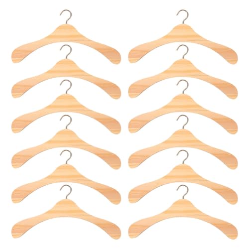 Toyvian 12 Stück Miniatur Holz Kleiderbügel für Puppen Organisatorische Zubehörteile für Puppenkleider im Puppenhaus für Aufhängen von Kleidern und Gowns Toyvian 12 Stück Miniatur Holz Kleiderbügel für Puppen Organisatorische Zubehörteile für Puppenkleider im Puppenhaus für Aufhängen von Kleidern und Gowns von Toyvian