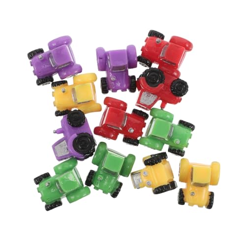 Toyvian 12 Stück Miniaturfarm Ornamente Miniaturfarmdekorationen Mini -Harz -Figuren Mikrolandschaftsfiguren Feengartendekorationen Puppenhaus-Szenerie-Requisiten Miniatur-Bauernhoffiguren von Toyvian