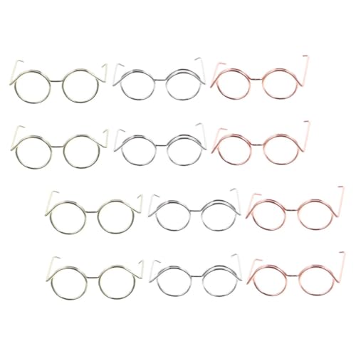 Toyvian Basteln Von Mini-Brillen Für Puppen 12 Stück Kupferdrahtrahmen Augen Für Puppen Puppen Toyvian Basteln Von Mini-Brillen Für Puppen 12 Stück Kupferdrahtrahmen Augen Für Puppen Puppen von Toyvian