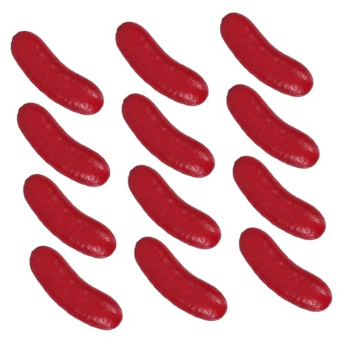 Toyvian 12 Stück Realistische Künstliche Hot Dog Modelle Langlebige Detailgetreue Wurst-deko für Fotografie Restaurant- Küchen Eventdekoration Vielseitige Fake-Sausage Display-Ornamente Toyvian 12 Stück Realistische Künstliche Hot Dog Modelle Langlebige Detailgetreue Wurst-deko für Fotografie Restaurant- Küchen Eventdekoration Vielseitige Fake-Sausage Display-Ornamente von Toyvian