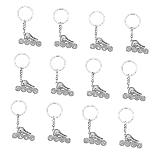 Toyvian 12 Stück Rollschuh Schlüsselanhänger Langlebig und Kreatives Design für Schlüssel und Geldbörse Perfektes für Roller Skating Enthusiasten Silberner für Männer und Frauen Toyvian 12 Stück Rollschuh Schlüsselanhänger Langlebig und Kreatives Design für Schlüssel und Geldbörse Perfektes für Roller Skating Enthusiasten Silberner für Männer und Frauen von Toyvian