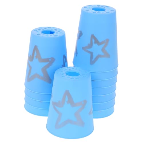 Toyvian 12 Stück Schneller Stapel Pokalstapelspiel Stapelspiele Stapelbare Becher für Schnelligkeitstraining Spiele zum schnellen Stapeln von Bechern schnelle Tassen Plastik Sky-Blue Toyvian 12 Stück Schneller Stapel Pokalstapelspiel Stapelspiele Stapelbare Becher für Schnelligkeitstraining Spiele zum schnellen Stapeln von Bechern schnelle Tassen Plastik Sky-Blue von Toyvian