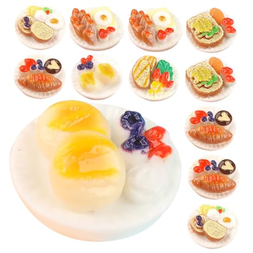 Toyvian Mini- -küchenzubehör 12 Stück Miniatur-lebensmittelmodelle Mini-Snack-Modell Gefälschtes Dessert Für Puppenhaus Miniatur-esszimmer Toyvian Mini- -küchenzubehör 12 Stück Miniatur-lebensmittelmodelle Mini-Snack-Modell Gefälschtes Dessert Für Puppenhaus Miniatur-esszimmer von Toyvian