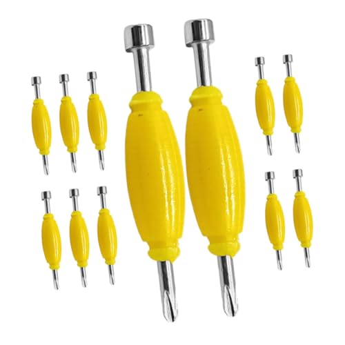 Toyvian 12 Stück Skateboard-schraubendreher Deck-Werkzeuge Reparieren Yellow Plastik Toyvian 12 Stück Skateboard-schraubendreher Deck-Werkzeuge Reparieren Yellow Plastik von Toyvian