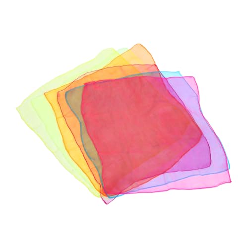 Toyvian Jonglier-tanzschals Für Kinder 60 cm Quadratische Schals Bühne von Toyvian