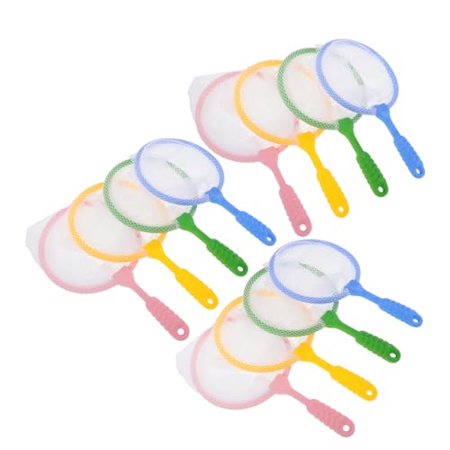 Toyvian 12stücke Kunststoff-fischernetz Für Junge Mädchen Leicht Und Sicher Für Badespaß Und Strandspiele Fördert Koordination Und Interaktives Spielen von Toyvian